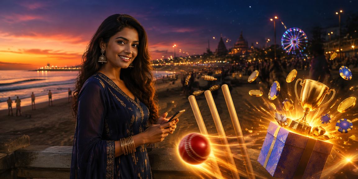 Indian player logging in on mobile betting app