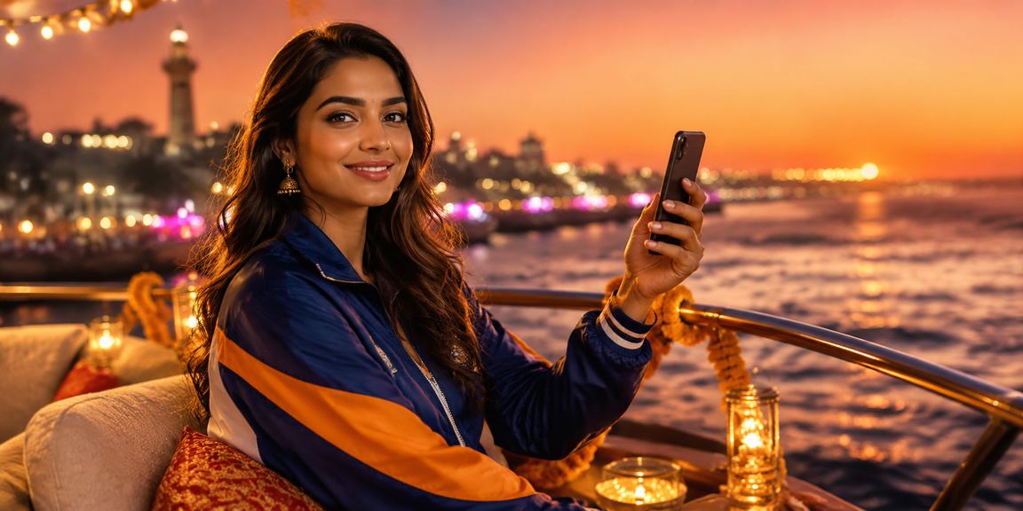 Mobile device showcasing smooth slot game play on the 5385 platform for Indian users